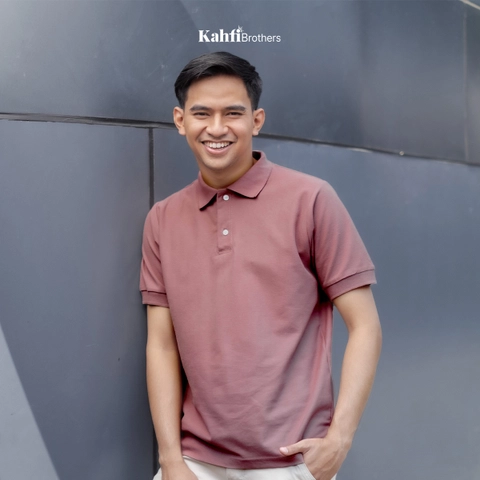 Poloshirt Pria Soft Pique - DEV DUSTY ROSE